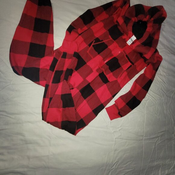 Onesie Pink Women's size Small- red and black color - Picture 4 of 4